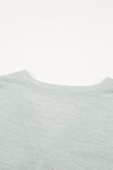 White Solid Button Up V Neck Long Cover Up