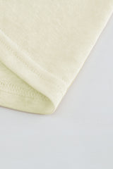 White Solid Button Up V Neck Long Cover Up