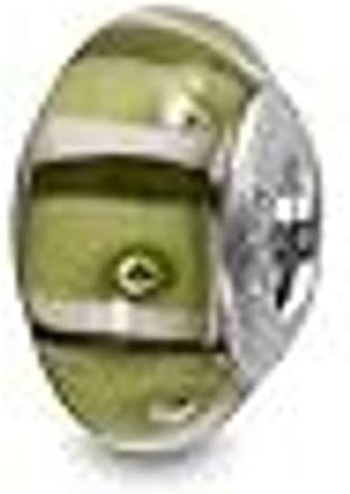 Galaxy Gold GG Genuine Murano Glass Charm Fit Pandora Charm Bracelets,925 Sterling Silver Colored Swirl Rainbow Caterpillar Charm Original Glass Bead for Bracelet and Necklace