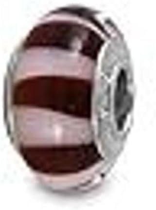 Galaxy Gold GG Genuine Murano Glass Charm Fit Pandora Charm Bracelets,925 Sterling Silver Colored Swirl Rainbow STRIPES ZEBRAS Snake lizard Charm Original Glass Bead for Bracelet and Necklace