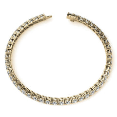 6.5 CTW Lab Grown Diamond Tennis Bracelet in 14kt White/Yellow Gold