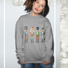 Womens Nutcracker Toy Soldiers Sweatshirt