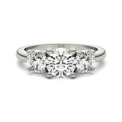 AGI Certified 2 CTW Classic Three-Stone Round Lab Grown Diamond (G-VS)