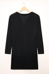 White Solid Button Up V Neck Long Cover Up
