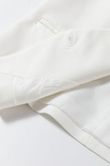 Chestnut Solid Color Button Up V Neck Suit Vest