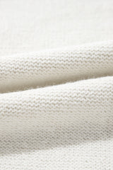 Gold Flame Colorblock Pocket Drop Shoulder Sweater