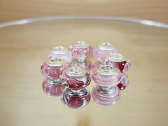 Galaxy Gold GG Genuine Murano Glass Charm Fit Pandora Charm Bracelets,925 Sterling Silver Colored Swirl Rainbow White Caterpillar Charm Original Glass Bead for Bracelet and Necklace