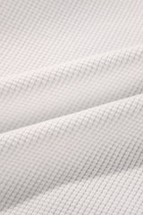 Jungle Green Quilted Textured Patchwork Hooded Jacket