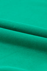 Green MERRY Print Drop Sleeve Pullover Sweatshirt