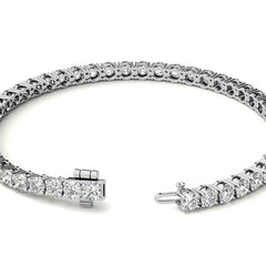 6.5 CTW Lab Grown Diamond Tennis Bracelet in 14kt White/Yellow Gold
