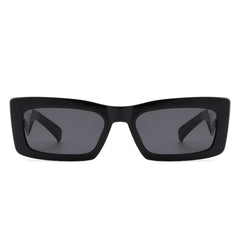 Horizonx - Retro Rectangle Narrow Fashion Slim Vintage Square Sunglass
