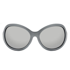 Aerith - Oversized Curved Round Fashion Sunglasses for Women