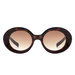 Zyriel - Oval Retro Fashion-Inspired Round Sunglasses