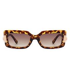 Sylphine - Oversize Sporty Square Chunky Shield Sunglasses