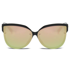 LENOIR | Women Oversized Mirrored Cat Eye Sunglasses