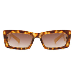 Horizonx - Retro Rectangle Narrow Fashion Slim Vintage Square Sunglass