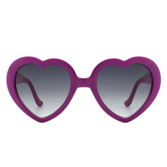 Glowlily - Playful Mod Clout Women Heart Shape Fashion Sunglasses