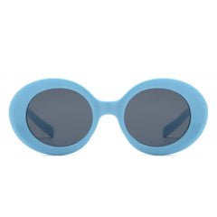 Zyriel - Oval Retro Fashion-Inspired Round Sunglasses