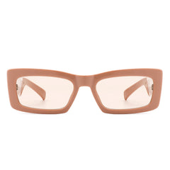 Horizonx - Retro Rectangle Narrow Fashion Slim Vintage Square Sunglass