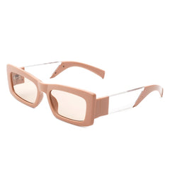 Horizonx - Retro Rectangle Narrow Fashion Slim Vintage Square Sunglass