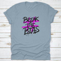 Urban Street Grafitti Style. Slogan Of Break The Bias. International