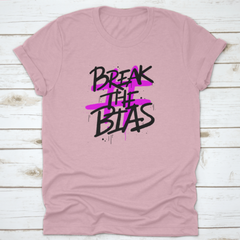 Urban Street Grafitti Style. Slogan Of Break The Bias. International