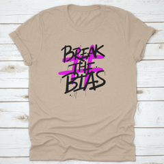 Urban Street Grafitti Style. Slogan Of Break The Bias. International