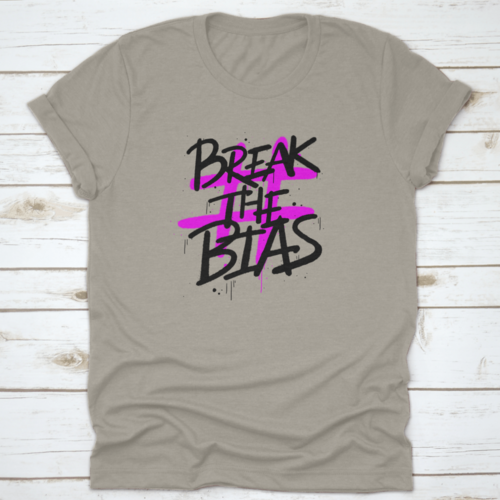 Urban Street Grafitti Style. Slogan Of Break The Bias. International