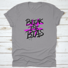 Urban Street Grafitti Style. Slogan Of Break The Bias. International