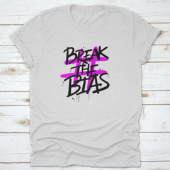 Urban Street Grafitti Style. Slogan Of Break The Bias. International