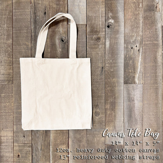 Watercolor Easter Basket - Canvas Tote Bag