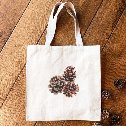 Pinecones - Customizable Canvas Tote Bag