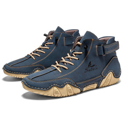 New 2024 Handmade Men Boots Design Sneakers Man Outdoor Casual Leather