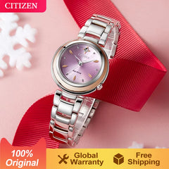 Original CITIZEN Women Watch Eco-drive Quartz watches Casual