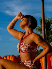 Sexy Trim Halter Bikini Set - Sexikinis Swim