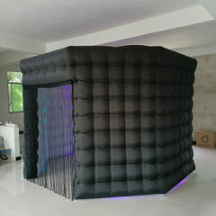 RGB Lighting Octagon Round 360 cabin Inflatable Photo Booth Enclosure
