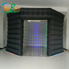 RGB Lighting Octagon Round 360 cabin Inflatable Photo Booth Enclosure