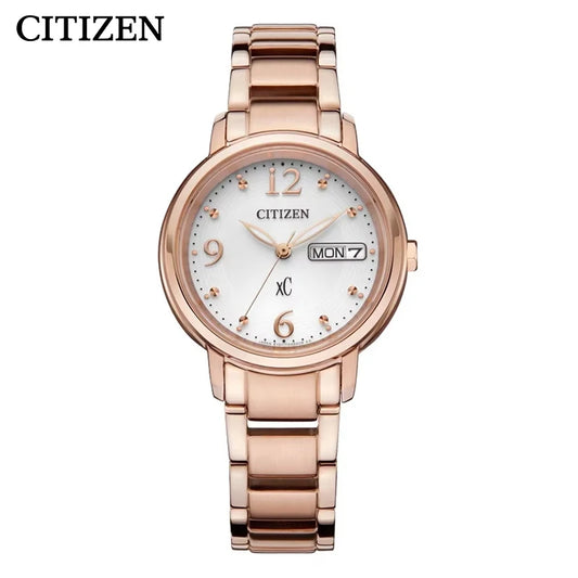 Original CITIZEN Women's Watch Japanese Eco-Drive XC Waterproof