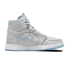 Nike Jordan 1 High Zoom Air CMFT Grey Fog Celestine Blue Women's