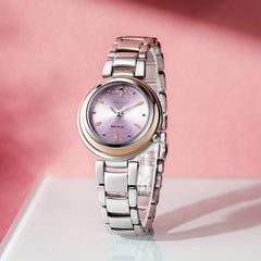 Original CITIZEN Women Watch Eco-drive Quartz watches Casual