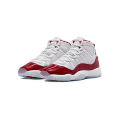 Nike Air Jordan 11 Retro Gs 'cherry' Sneakers Shoes-378038-116 With