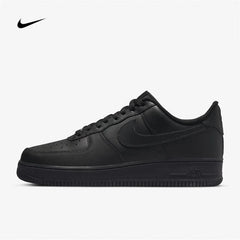 Nike Air Force 1 Black and White Men's Board Shoes
