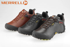 Original Merrell Genuine Leather Outdoor Men's Camping Sports Hiking