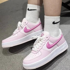Nike Air Force 1 Women's sneakers Pink Cat Claws AF1 Comfortable