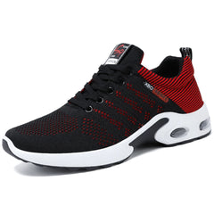 Shoes men new trend men's shoes breathable lace-up running shoes
