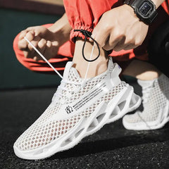 2023 New Summer Sneakers Men Mesh Breathable Running Tennis Shoes