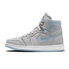 Nike Jordan 1 High Zoom Air CMFT Grey Fog Celestine Blue Women's