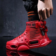 Brand Mens Casual Sneakers High-tops Sneakers Trendy Boys Basketball