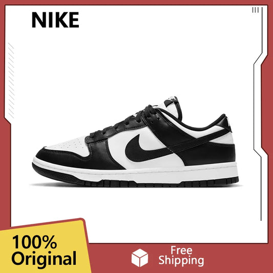 Nike Dunk Retro Black White Men Skateboarding Shoes Classics