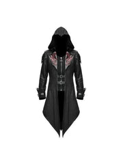 Assassin Cosplay Medieval Man Costume Streetwear Hooded Jackets